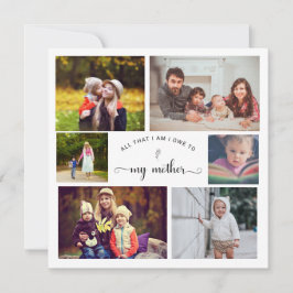 自分のフォトコラージュの母の最高の母の引用文を追加