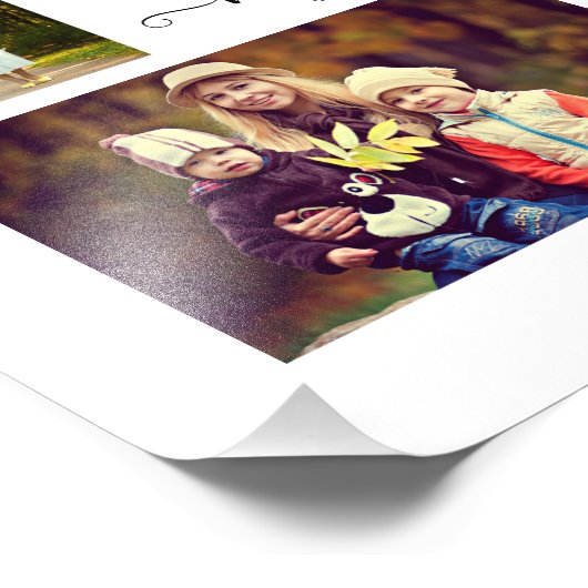 自分のフォトコラージュの母の最高の母の引用文を追加 フォトプリント            (角)