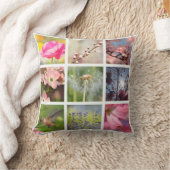 自分のフォトコラージュを作成 クッション (ブランケット)