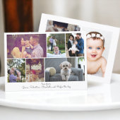 自分のフォトコラージュカードを作成パーソナライズされたする 招待状