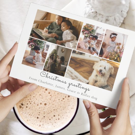 自分のフォトコラージュカードを作成パーソナライズされたする 招待状