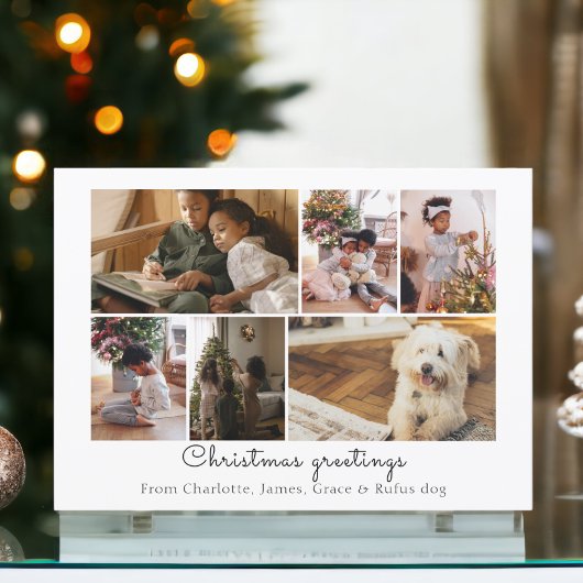 自分のフォトコラージュカードを作成パーソナライズされたする 招待状