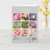 自分のフォトコラージュ考えを作成する カード (黄色い花)