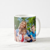 自分のフォトコーヒーマグパーソナライズされたを追加 コーヒーマグカップ (正面右)