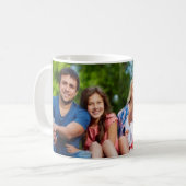 自分のフォトコーヒーマグパーソナライズされたを追加 コーヒーマグカップ (正面左)