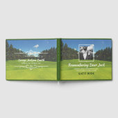 自分のフォトゴルフメモリアルサービスゴルファーを追加 ゲストブック (全面)