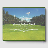 自分のフォトゴルフメモリアルサービスゴルファーを追加 ゲストブック (裏面)