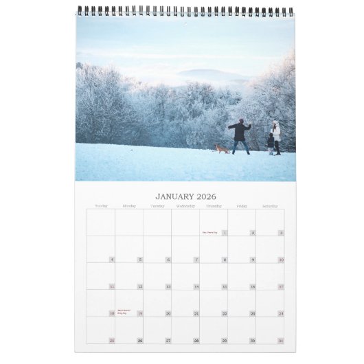 自分のフォトフレンド旅行を作成する カレンダー (1月 2026)