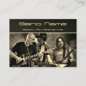 自分のフォトミュージックバンドグループの名刺 名刺 (正面)