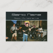 自分のフォトミュージックバンドグループの名刺 名刺 (正面)