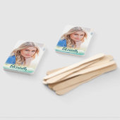 自分のフォトモノグラムアイランドビーチ ハンドファン (組立なし)