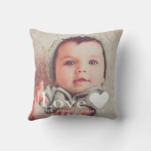 自分のフォトラブスキャッターを追加 クッション (裏面)