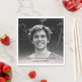 自分のフォト卒業パーティーの追加紙 スタンダードランチョンナプキン (インサイチュ)