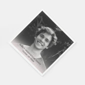 自分のフォト卒業パーティーの追加紙 スタンダードランチョンナプキン (角)