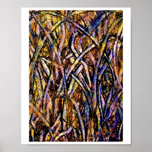 自分のフリー型枠絵画のポスター ポスター (正面)