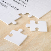 自分のフロントページニュース記事の写真パーソナライズされた ジグソーパズル (側面)