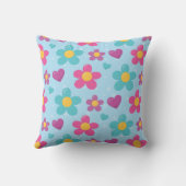 自分のフローラをパーソナライズカラフル クッション (裏面)