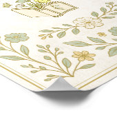 自分のブックマークを作成 | 新しいチャプター赤ちゃんシャワー ポスター (角)