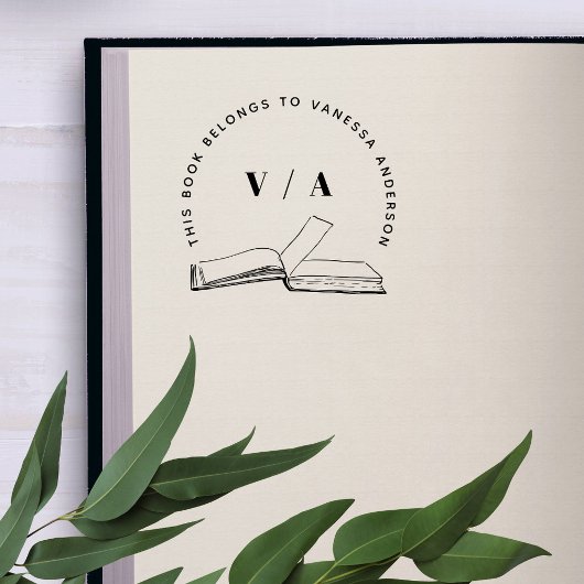 自分のブックライブラリモダンを作成カスタムする ラバースタンプ