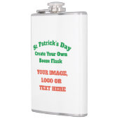 自分のブーズフラッパーソナライズされたクを作成する フラスク (左)