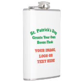 自分のブーズフラッパーソナライズされたクを作成する フラスク (右)