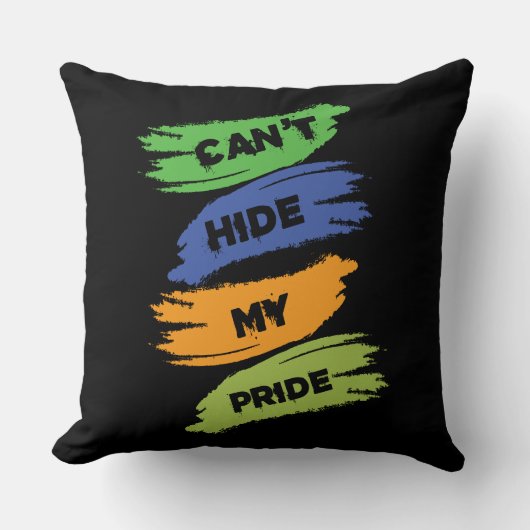 自分のプライド | LGBTQ |ゲイプライド クッション (正面)