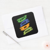 自分のプライド | LGBTQ |ゲイプライド スクエアシール (封筒)