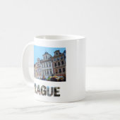 自分のプラハ休暇の旅行写真を作成する コーヒーマグカップ (正面左)