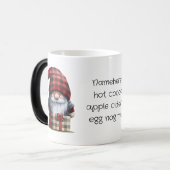 自分のプレイドグランドパクリスマス格言を作成 モーフィングマグカップ (正面左)