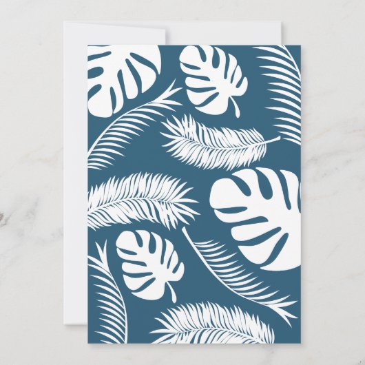 自分のプールを持ってきて!サマー・パーティ 招待状 (裏面)