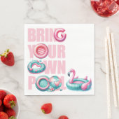 自分のプールパーティー スタンダードランチョンナプキン (インサイチュ)