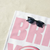 自分のプールパーティー ビーチタオル (インサイチュ)