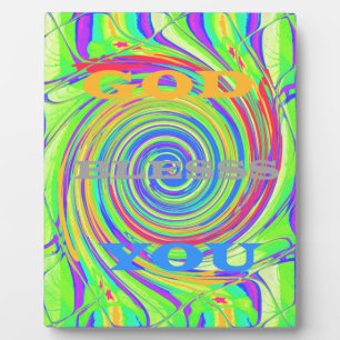 自分のベビーを作成する子供たち神はあなたを祝福 フォトプラーク