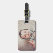 自分のベビー写真の旅行荷物タグを追加 ラゲッジタグ (正面縦)