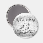 自分のベビー冷蔵庫 マグネット (正面/裏面)