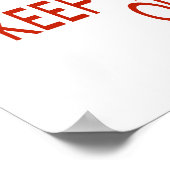 自分のベーコンを手に入れる ポスター (角)