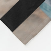 自分のペットの犬の写真を作る フリースブランケット (角)