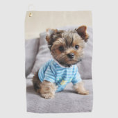 自分のペットカスタムフォトゴルフタオルを作成 ゴルフタオル (正面)