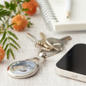 自分のペット写真をカスタマイズする キーホルダー (側面)