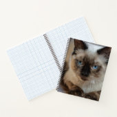 自分のペット写真を作パーソナライズされたる ノートブック (内部)