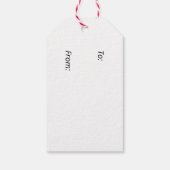 自分のペット写真を作成してに送信カスタムする ギフトタグ (裏面)