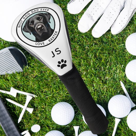 自分のペット犬の写真を作成パーソナライズされた ゴルフヘッドカバー