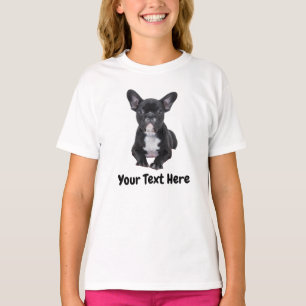 自分のペット犬の写真Tシャツを作成する Tシャツ