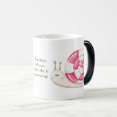 自分のペパーミントカタツムリクリスマスを作成 モーフィングマグカップ (正面右)