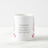 自分のペパーミントラビットクリスマスを作成する モーフィングマグカップ (中央)