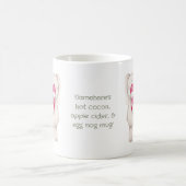 自分のペパーミント象のクリスマスを作成する モーフィングマグカップ (中央)