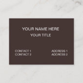 自分のペースでカタツムリに行くおもしろいカタツムリ 名刺 (裏面)