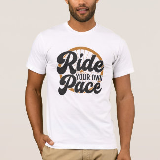 自分のペースでサイクリング Tシャツ