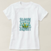 自分のペースで開花 Tシャツ (デザイン正面)
