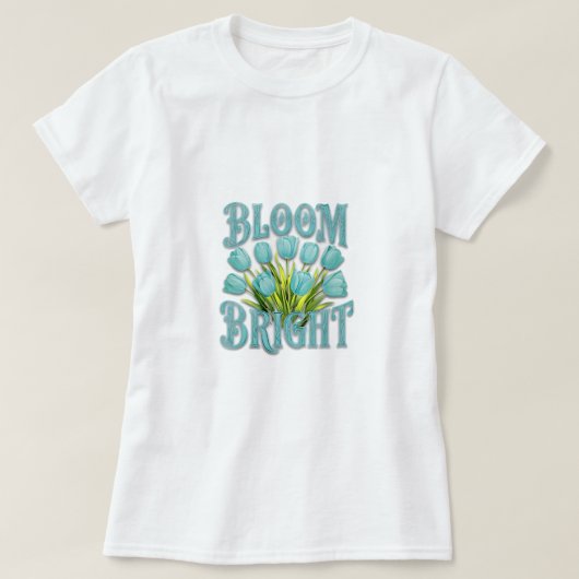 自分のペースで開花 Tシャツ (デザイン正面)